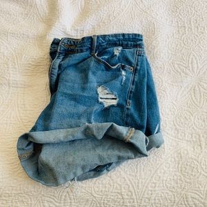 Old Navy High Rise Distressed Shorts